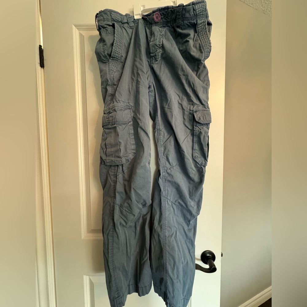 SUPERDRY blue cargo pants